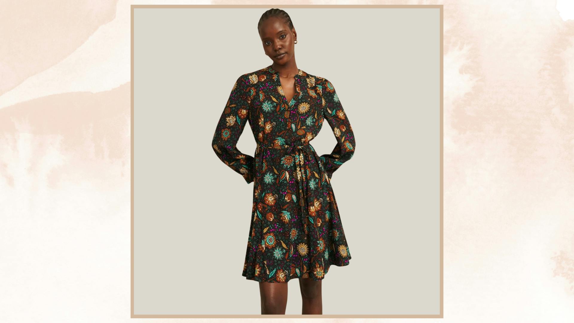 hobbs dresses Royal Blue Polka Dot Midi Dress main image 1