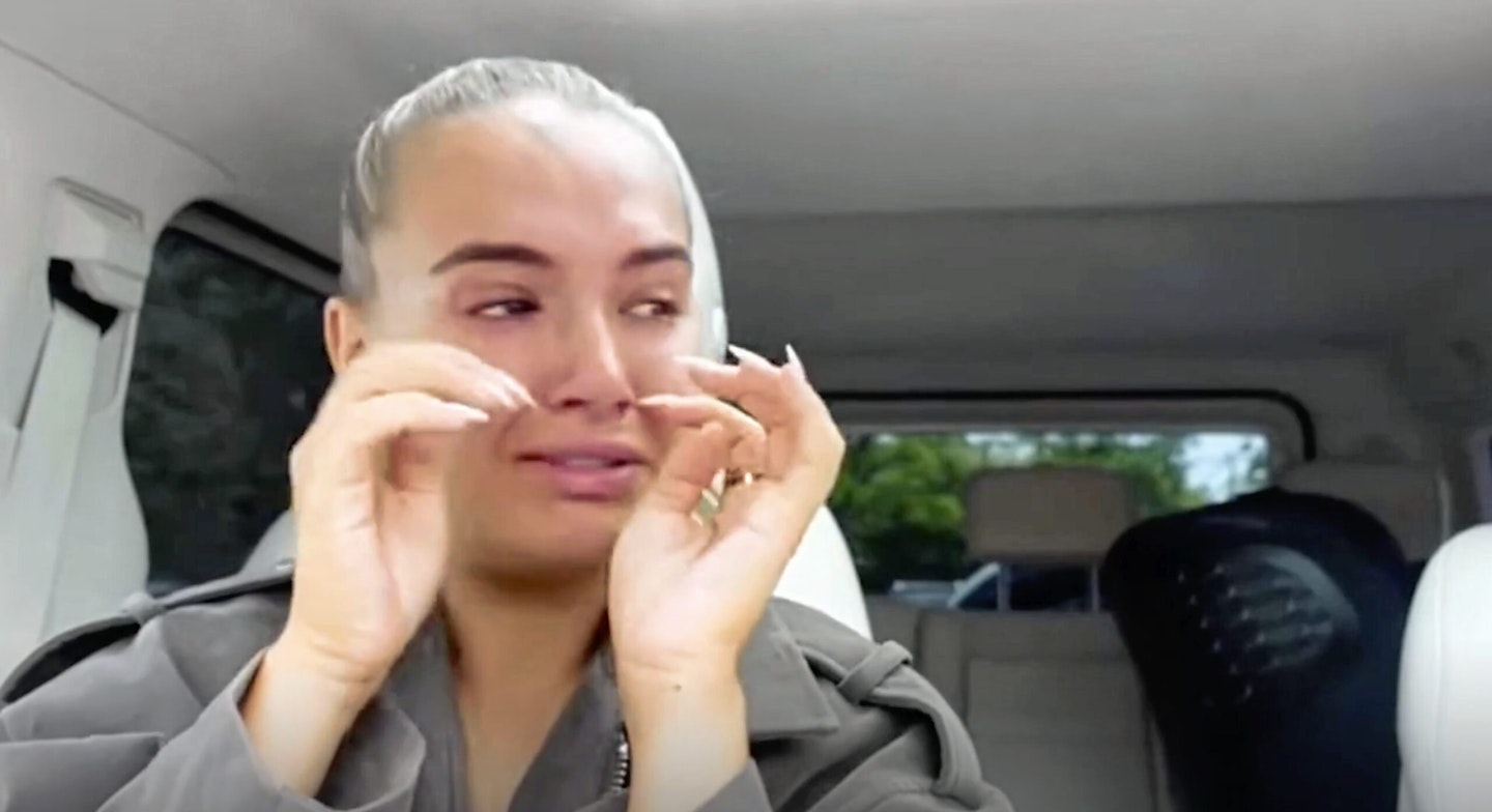 molly-mae hague crying on youtube