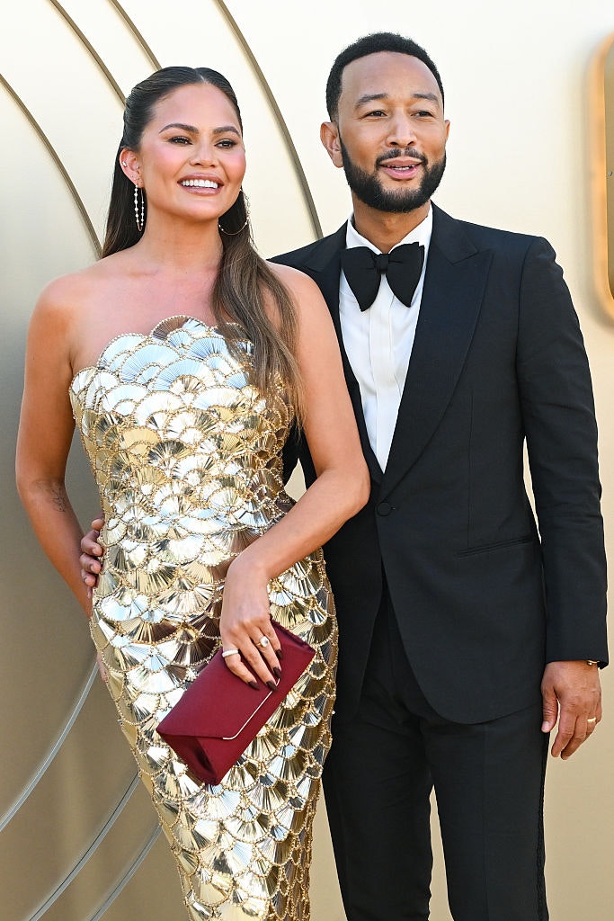 Chrissy Teigen and John Legend attend Gold House 4th Annual Gold Gala at The Music Center