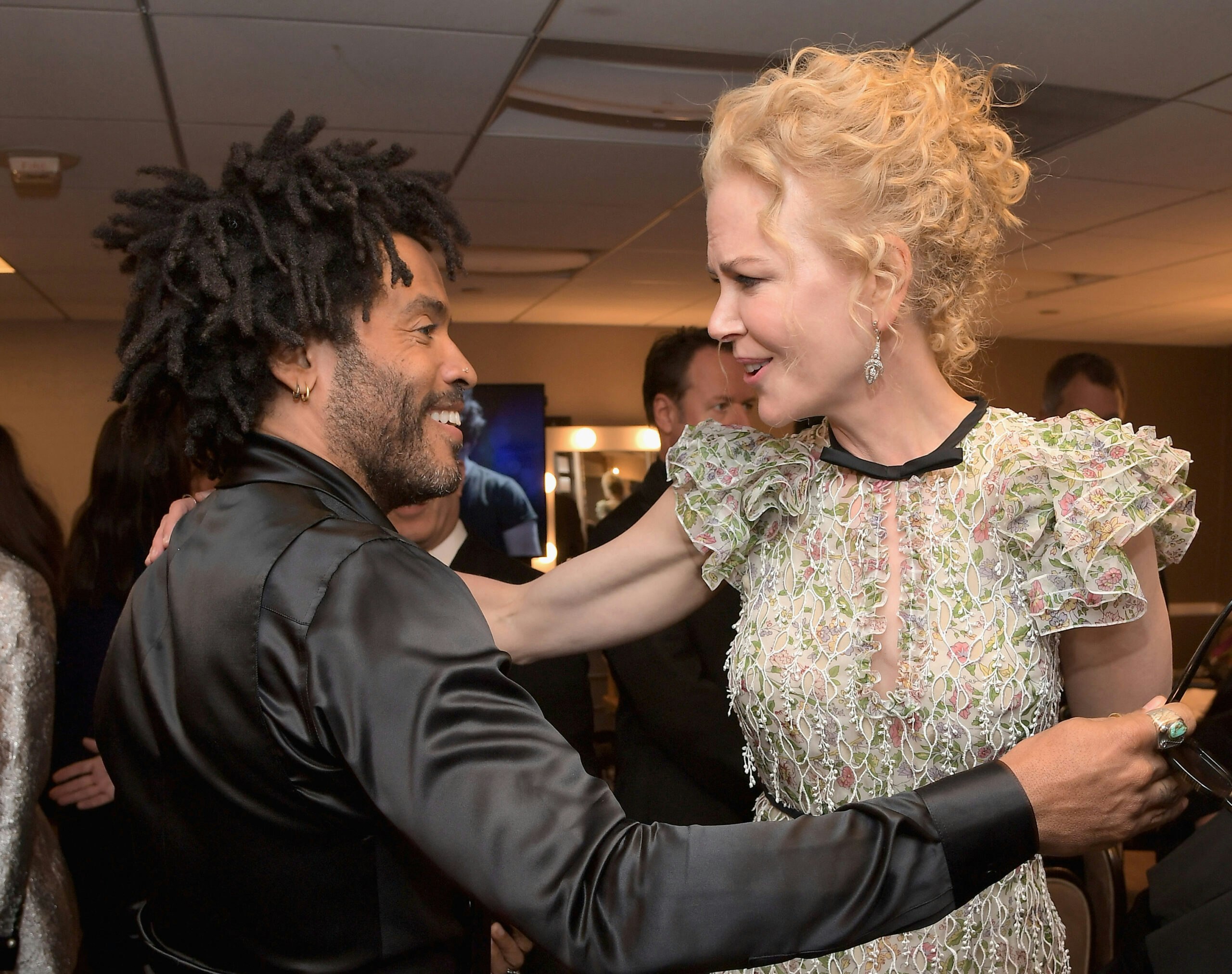 Lenny Kravitz and Nicole Kidman in 2016