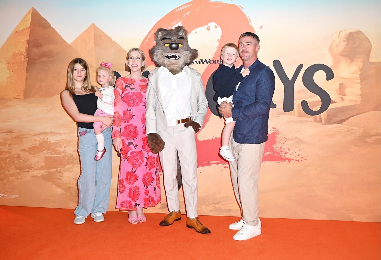 Katherine and Bobby with their children Violet, Fenna and Fred