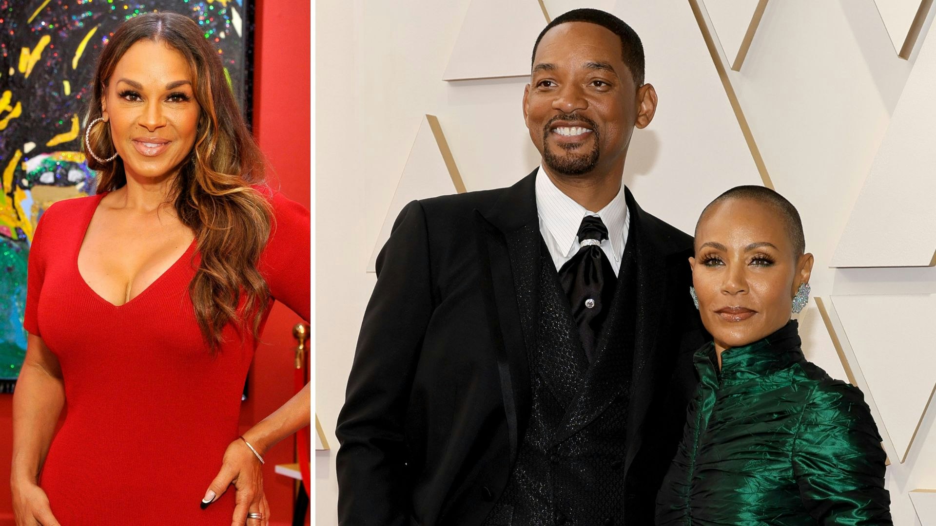 Will Smith, Jada Pinkett Smith and Sheree Zampino