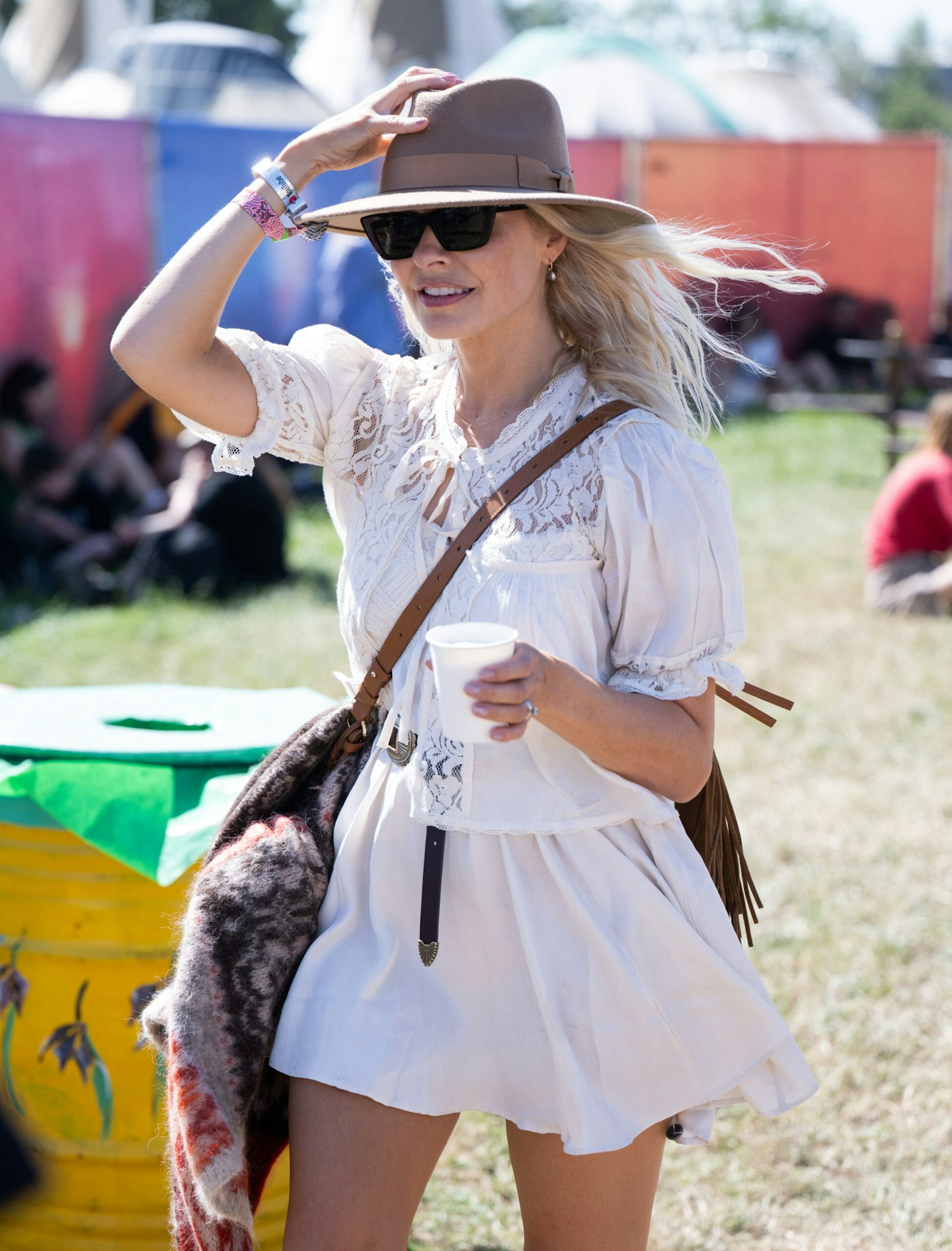 Holly at Glastonbury this summer