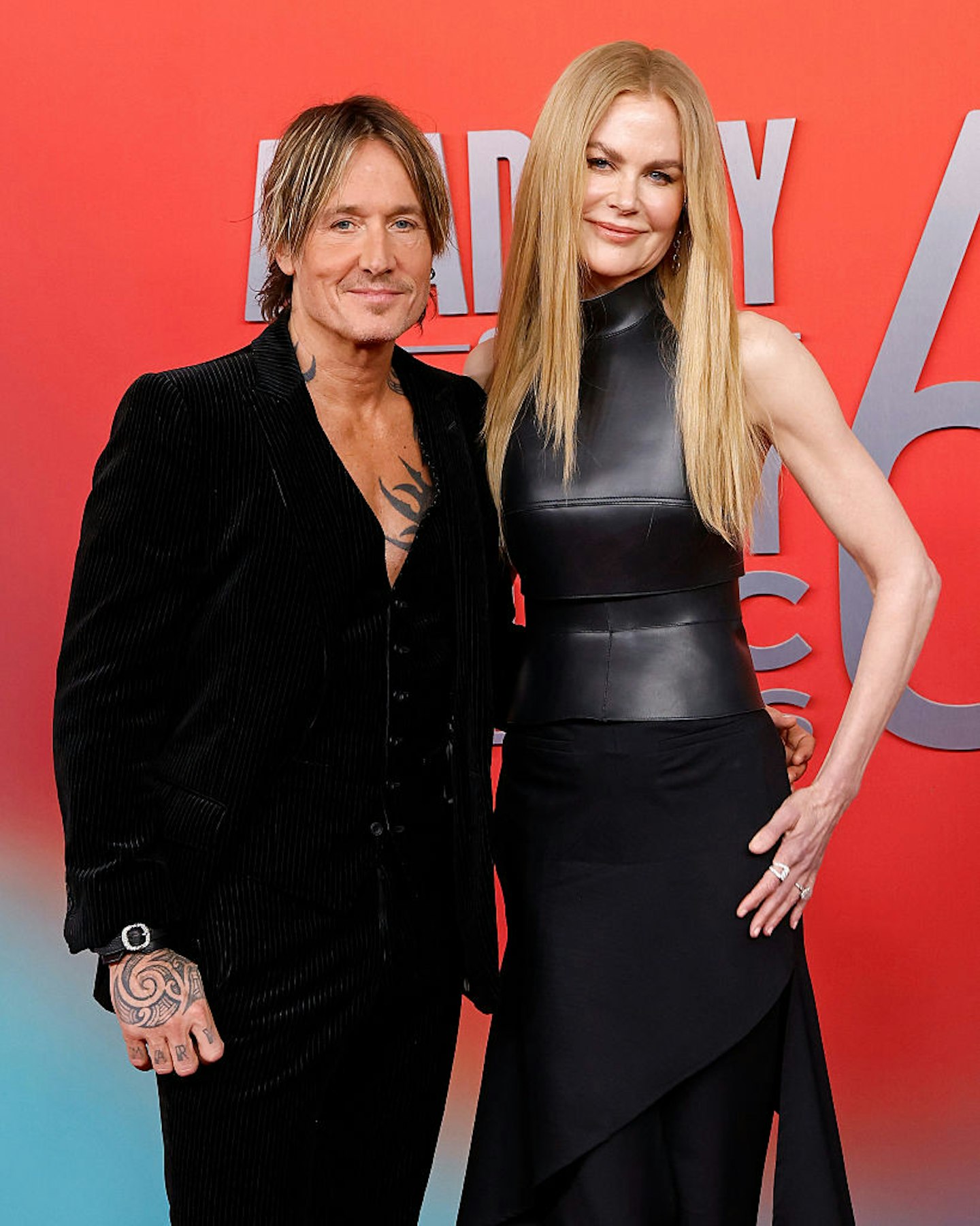 Keith Urban and Nicole Kidman attend the 2025 Academy of Country Music Awards