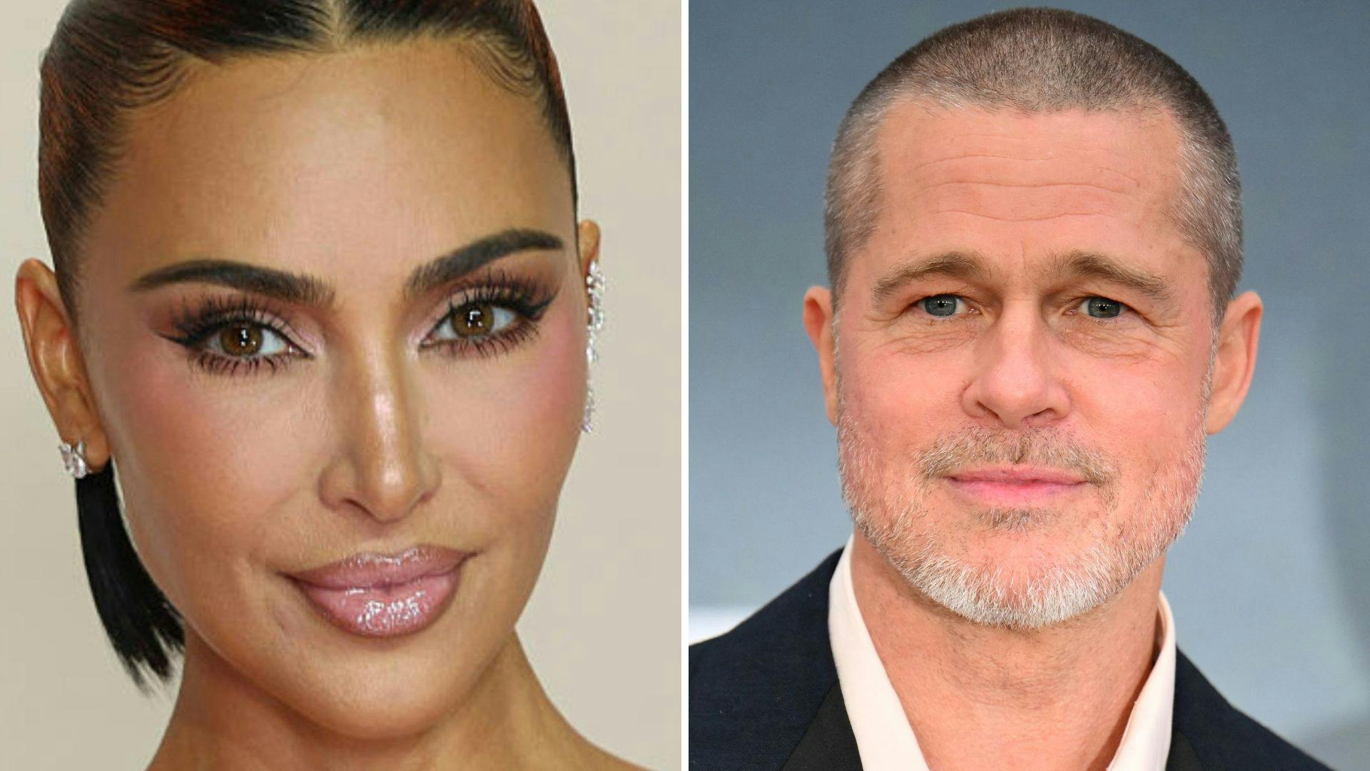 Kim Kardashian's secret dates with Brad Pitt