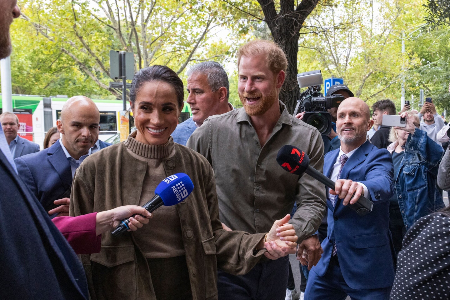 Harry and Meghan in Australia