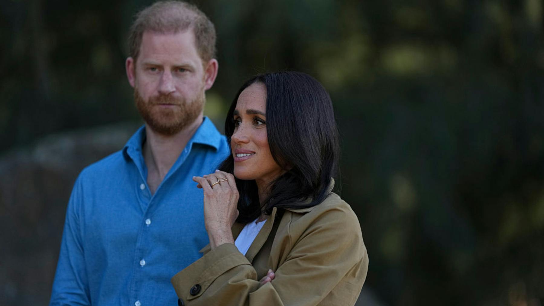 Prince Harry, Duke of Sussex and Meghan, Duchess of Sussex during a Scar Tree Walk on April 16, 2026 in Melbourne, Australia.