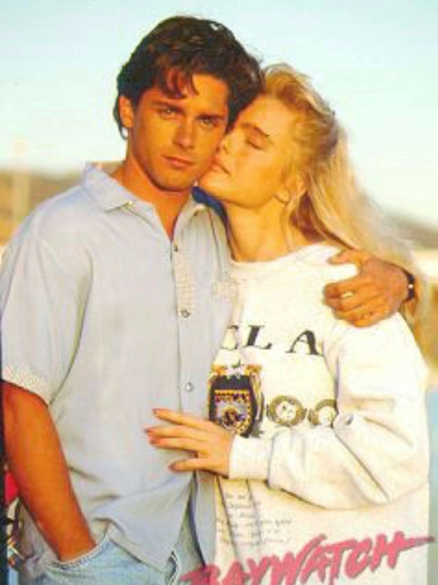Erika Eleniak and co-star Billy