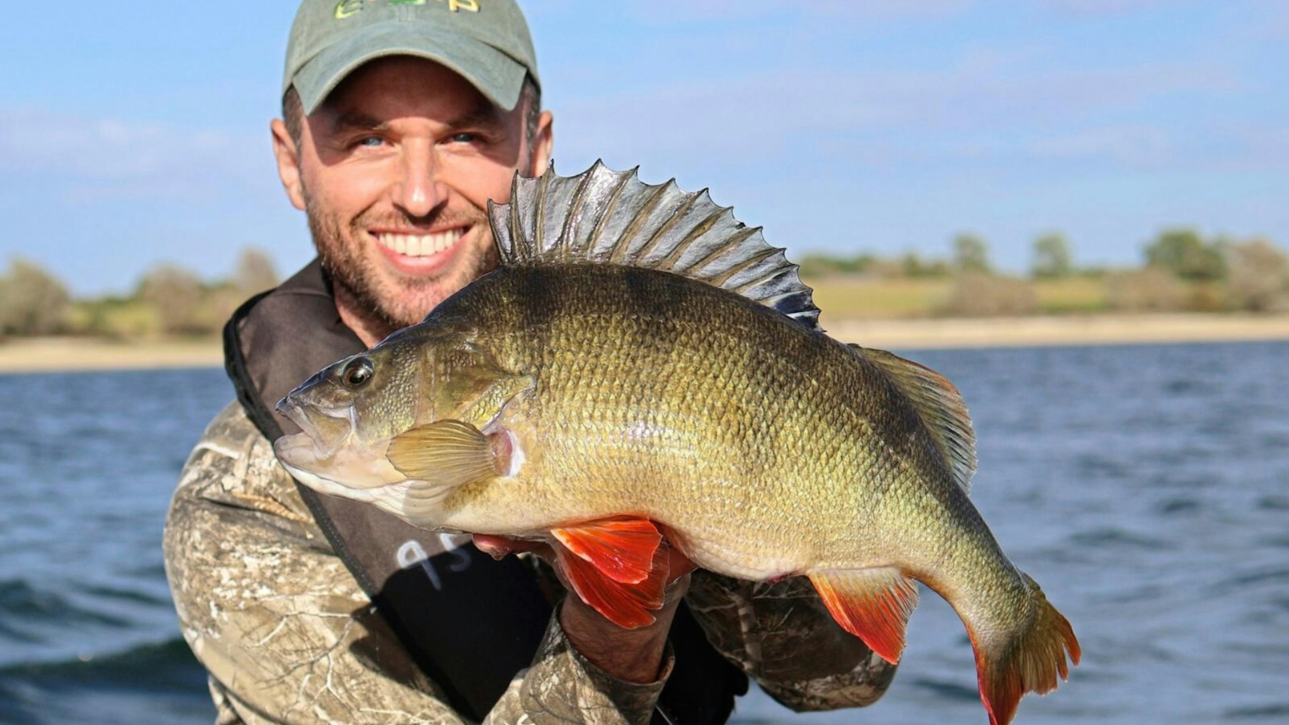 Joe with the record-breaking perch