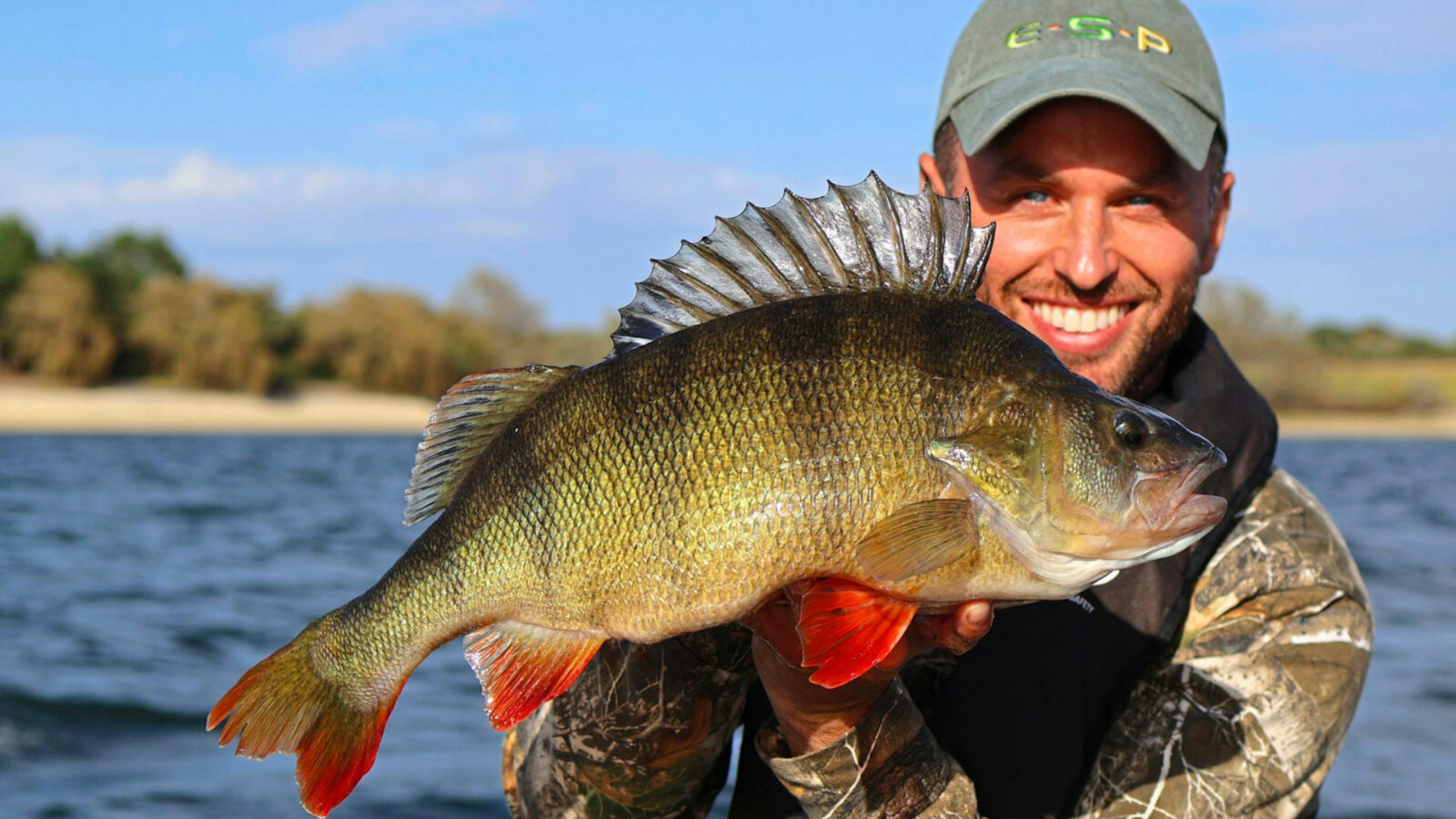 Joe with the record-breaking perch