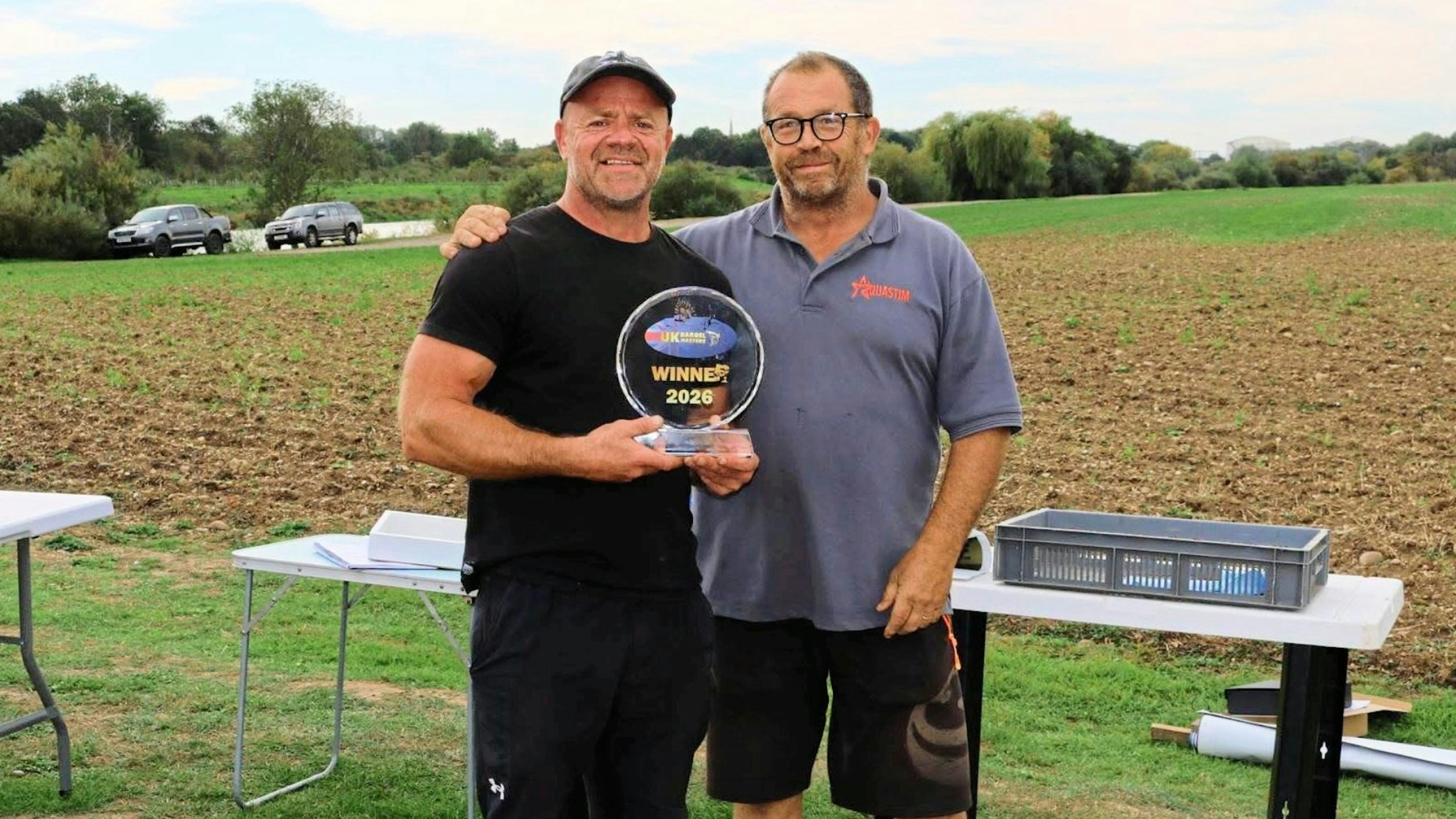 Lee Martin with event organiser Dan Clarke