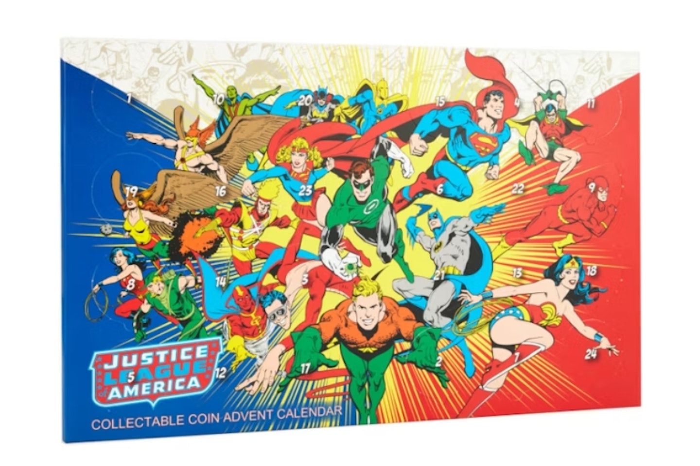 DC Comics JLA Limited Edition Collectable Coin Advent Calendar