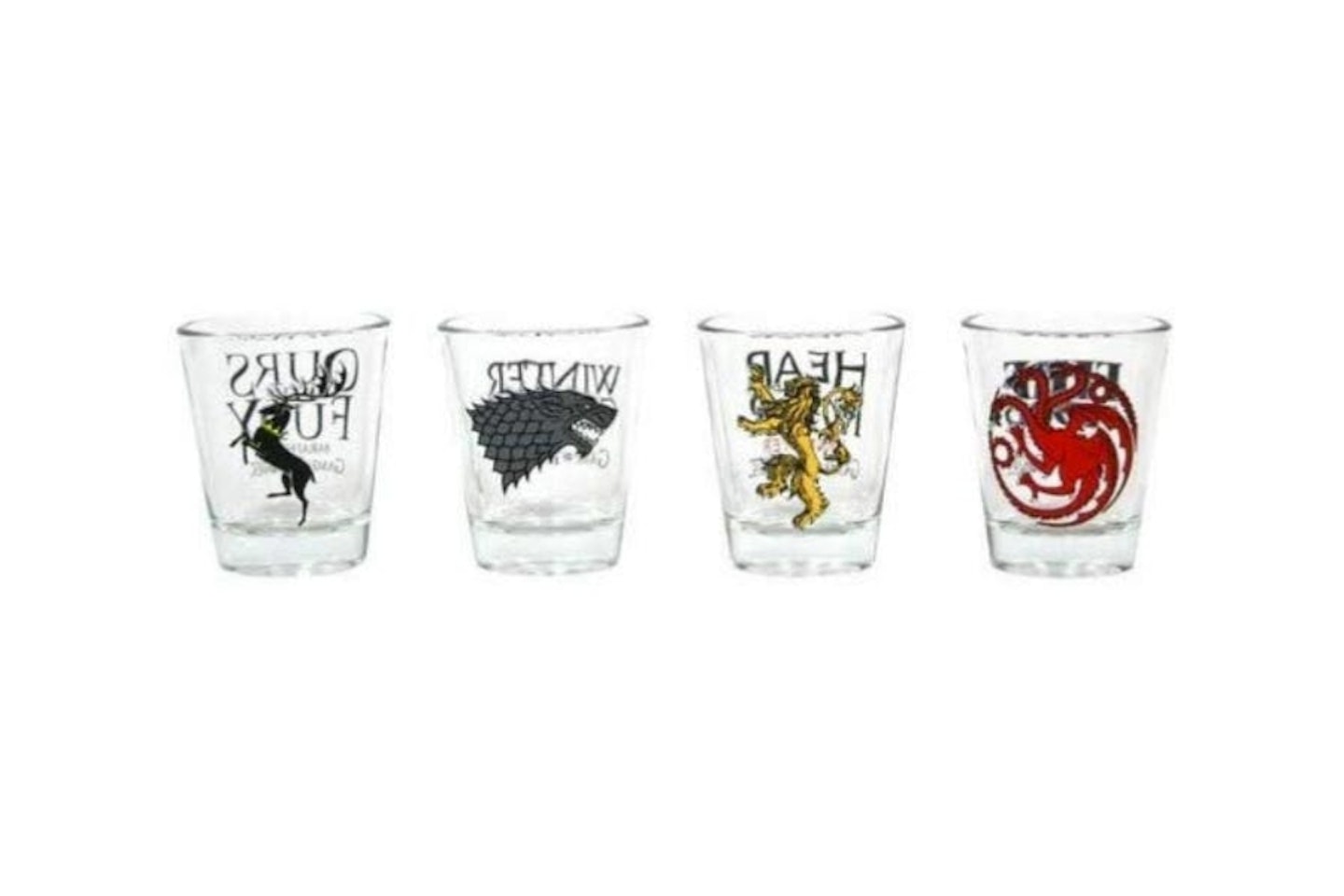 Game of Thrones Coloured Shot Glasses (Set of 4)