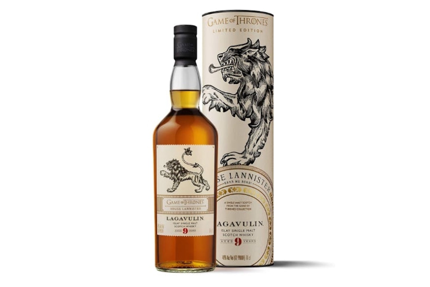 Game of Thrones House Lannister – Lagavulin 9-Year-Old, 700cl, 46%