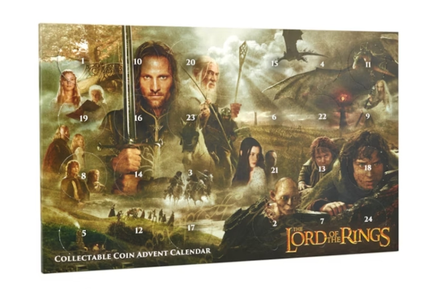 Lord of the Rings Limited Edition Collectable Coin Advent Calendar