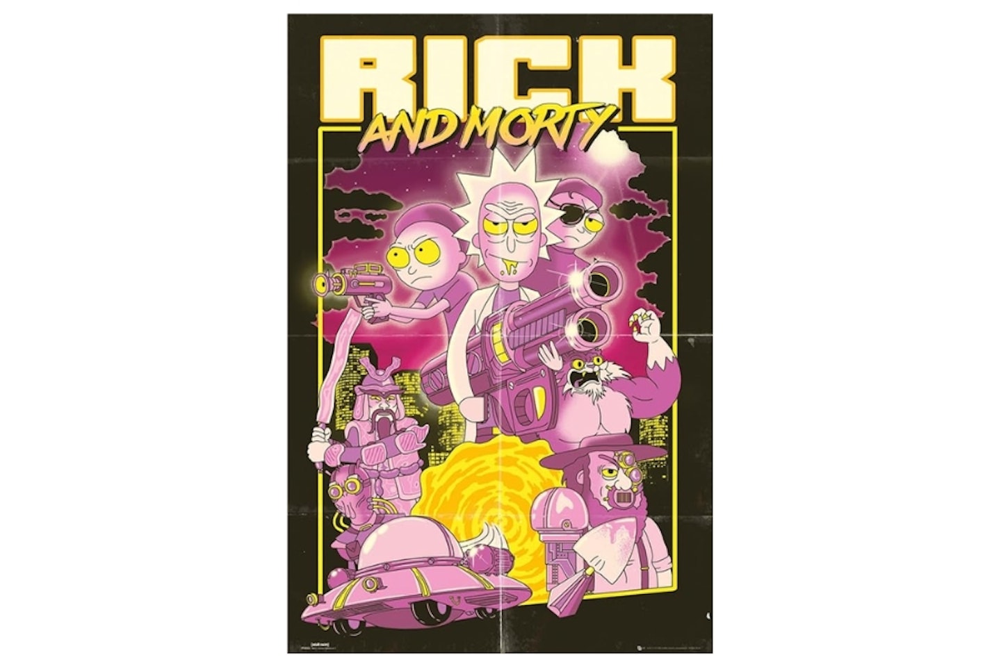 Rick and Morty Action Movie Poster