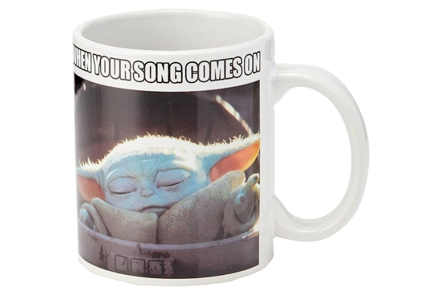 Star Wars The Mandalorian Baby Yoda Song Mug