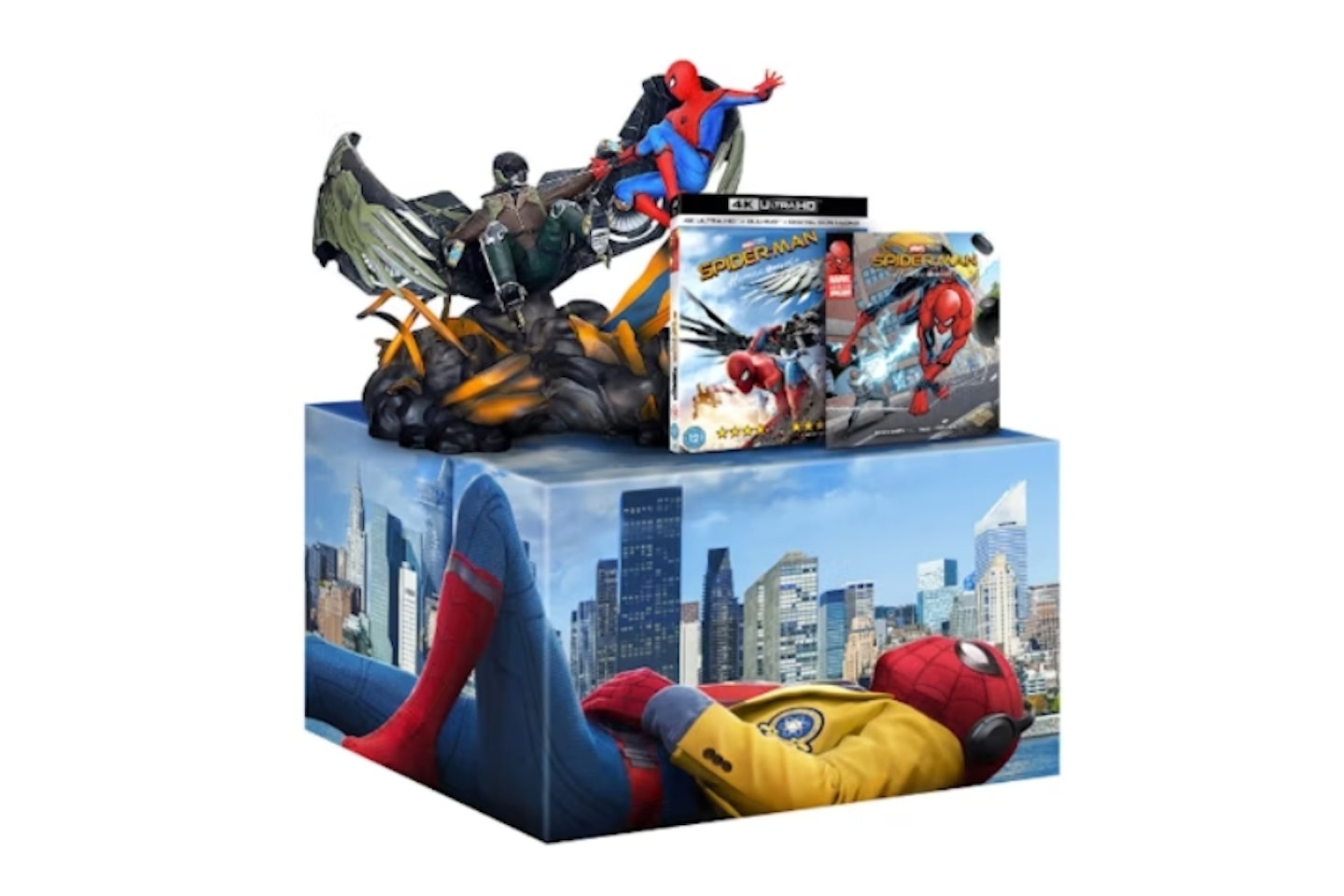 Spider-Man Homecoming 4K UHD, Comic and Figurine Gift Set