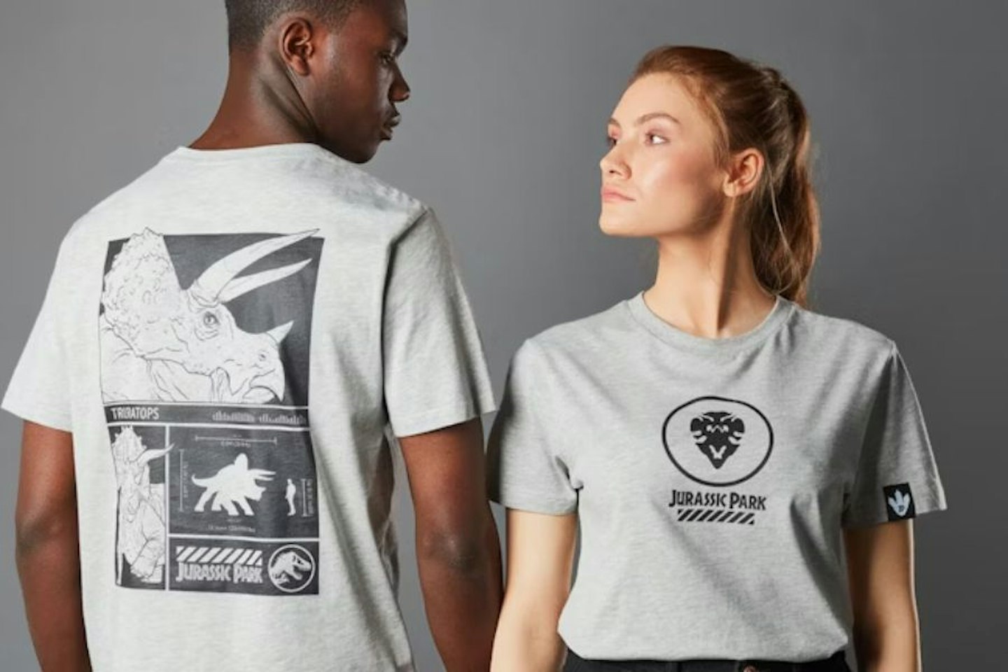 T-shirt Vintage Jurassic Park 1993, Taglia XL, Brachiosauro, Colore Off-white, Hanes