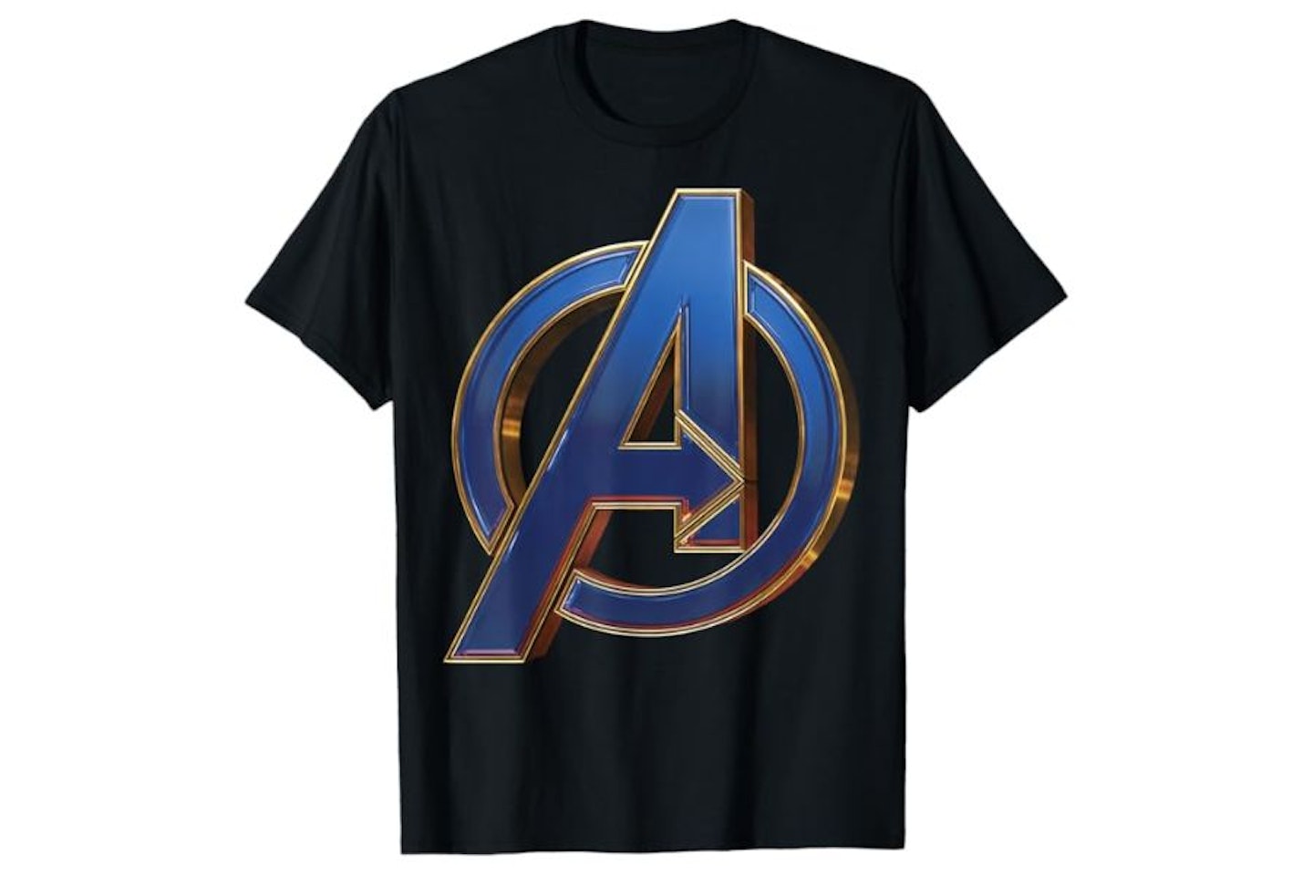 Marvel Men's Avengers Endgame Logo T Shirt, Black, M UK