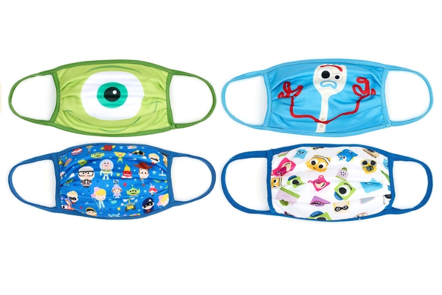 Disney Pixar Cloth Face Coverings – Pack Of 4