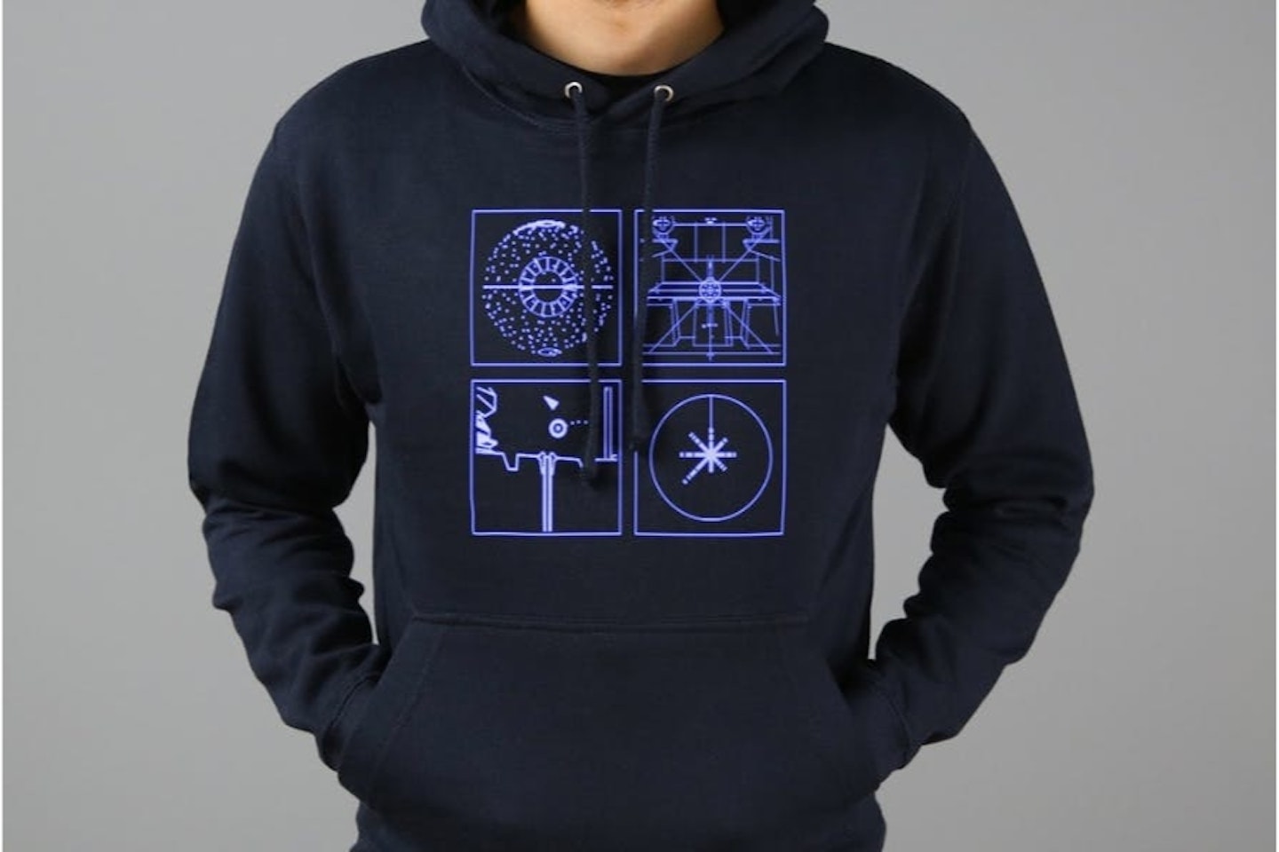 Death Star Plans Hoodie