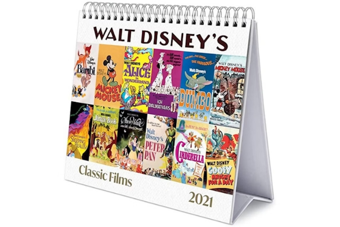Disney Classic Films 2021 Desk Calendar