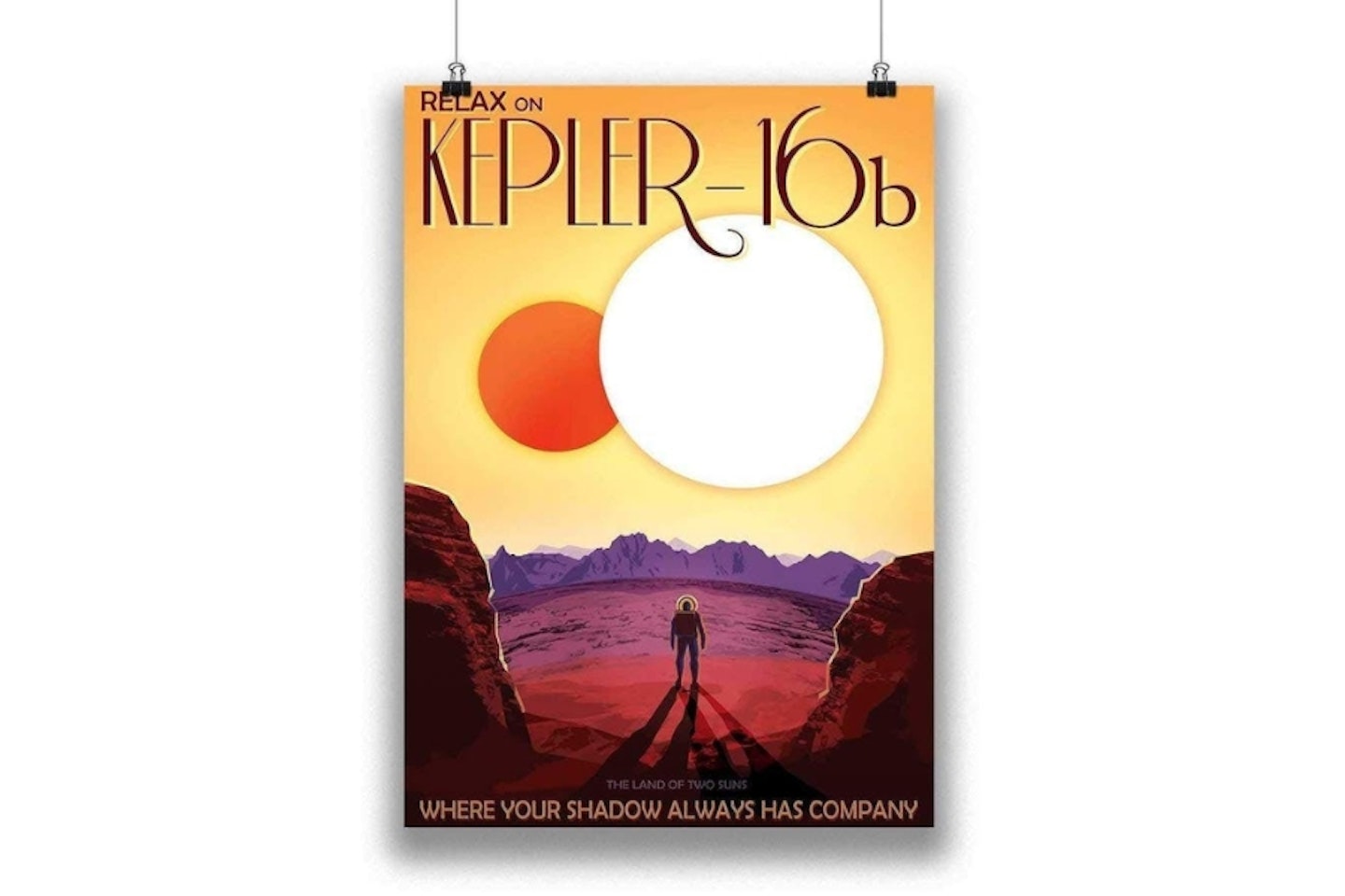 Kepler-16b NASA Vision of The Future Poster