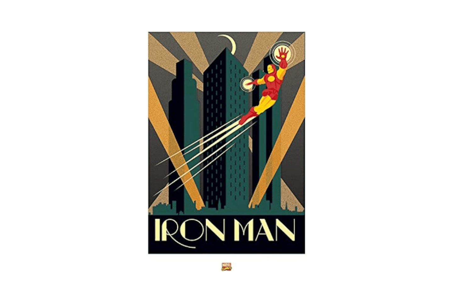 Art Deco Iron Man Print