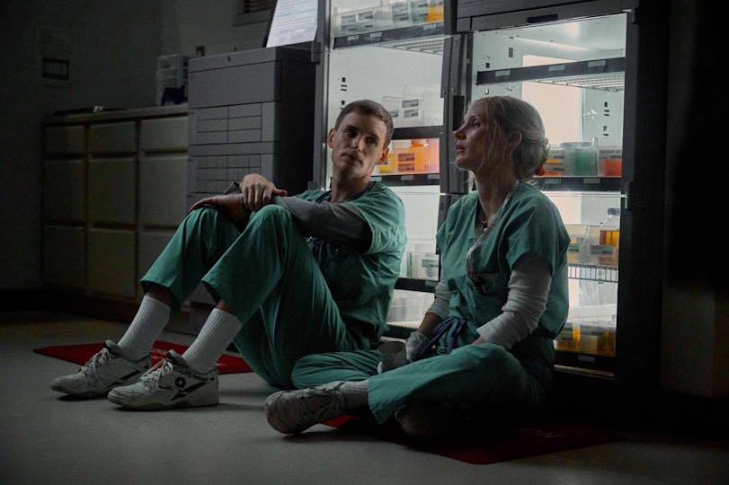 Jessica Chastain Suspects Eddie Redmayne’s A Killer In The Good Nurse Trailer