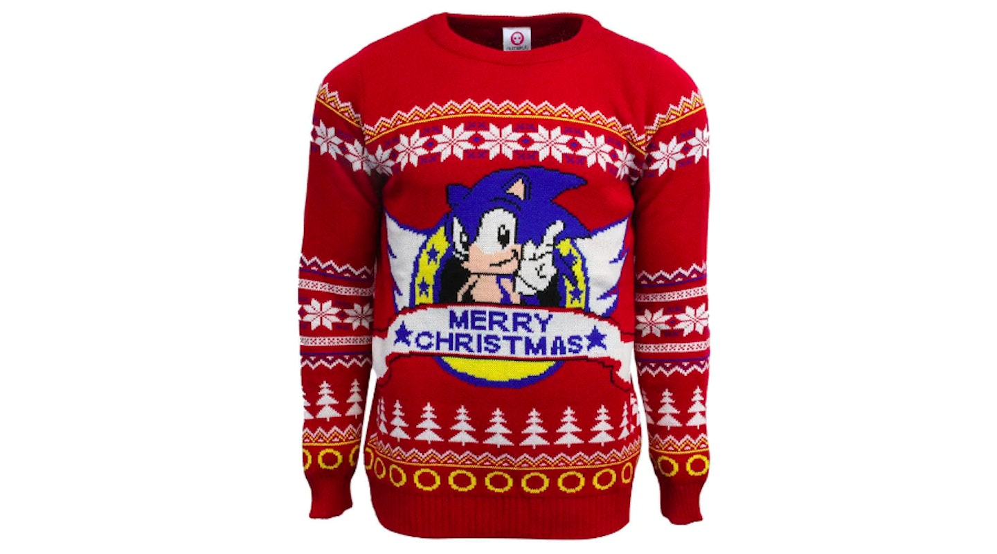 Official Classic Sonic the Hedgehog Christmas Jumper