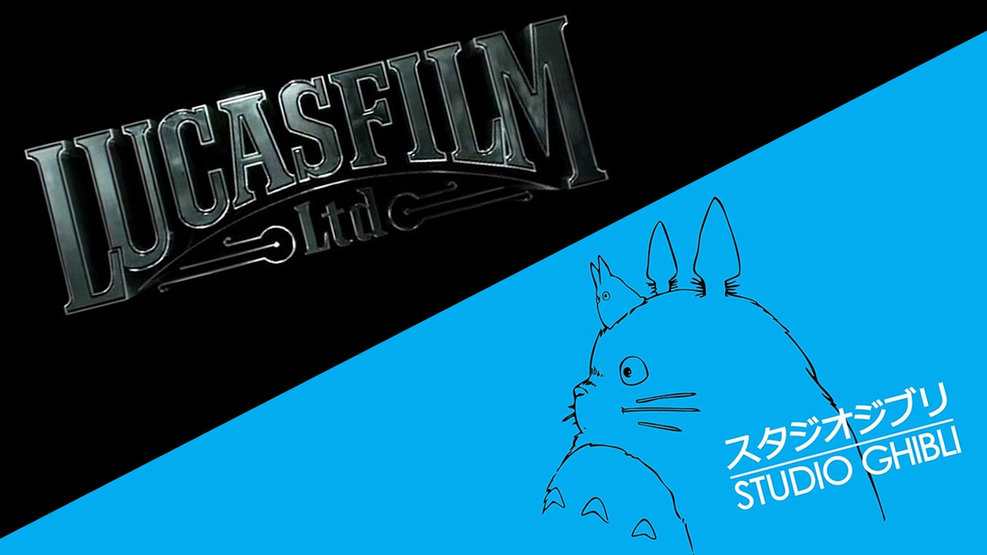 Lucasfilm and Studio Ghibli logos