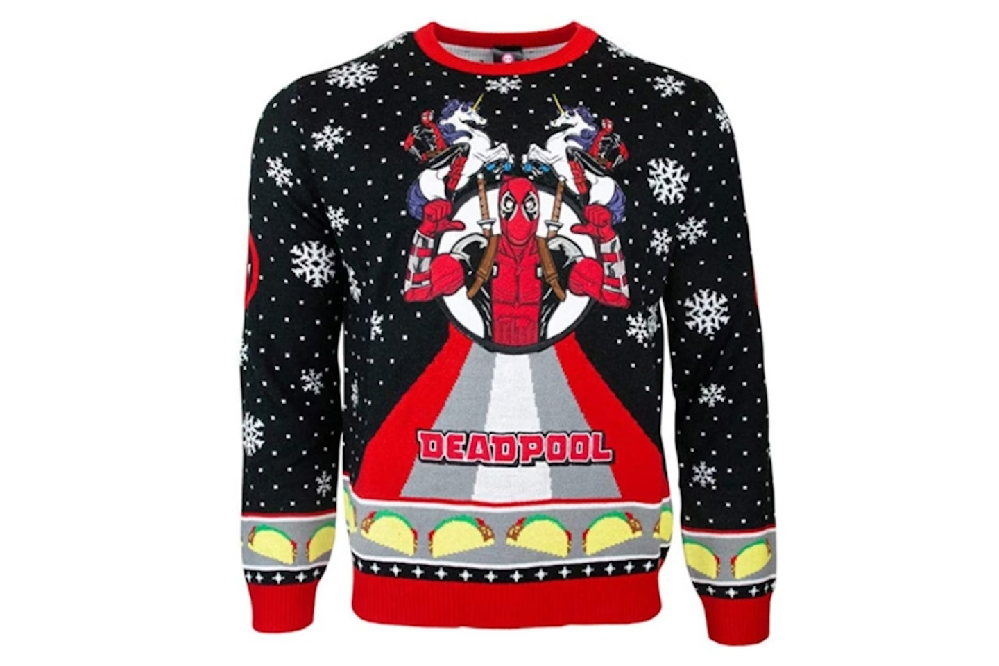 Deadpool Knitted Christmas Jumper