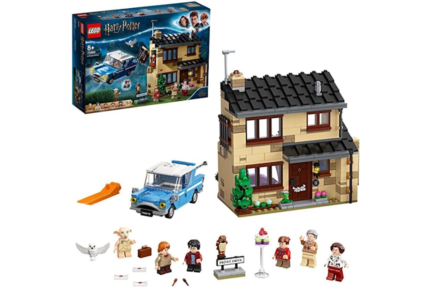 LEGO 75968 Harry Potter 4 Privet Drive House and Ford Anglia Car Toy