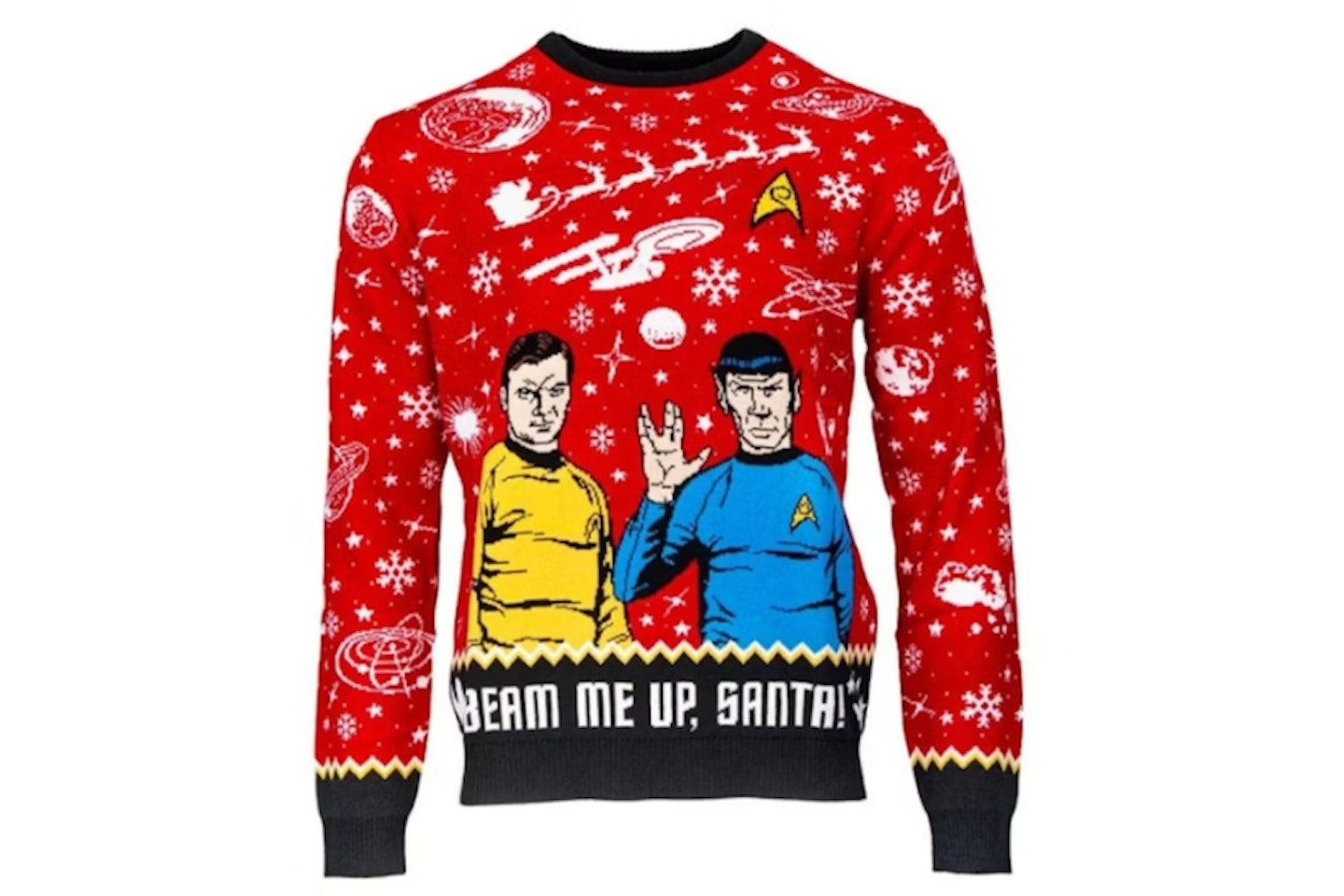 Official Star Trek ‘Beam Me Up, Santa!’ Christmas Jumper