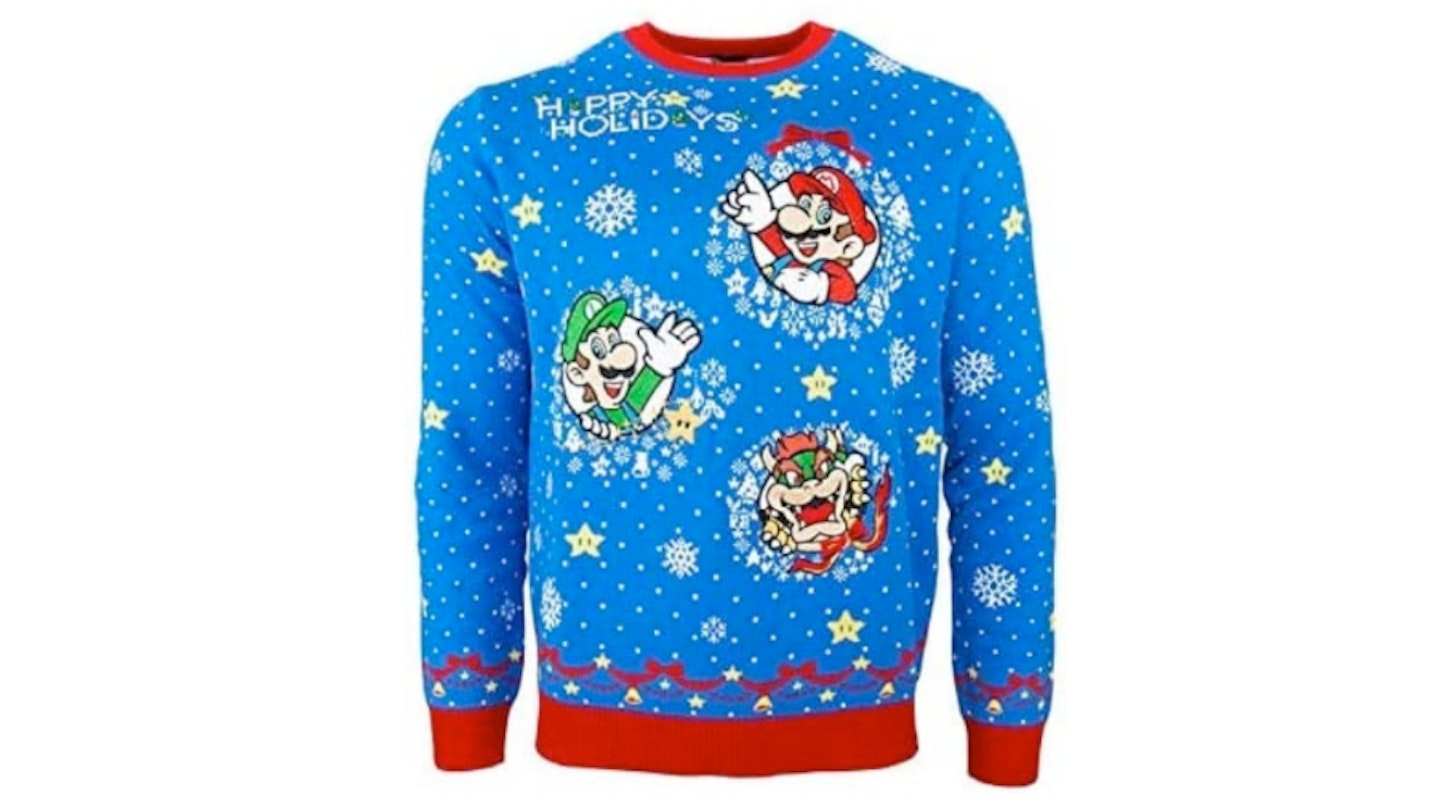 Official Super Mario Christmas Jumpers for Men Or Women 