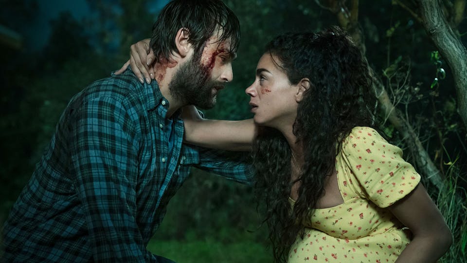 Unwanted Review Junk director Jon Wright talks Irish terror, goblins and Hannah John-Kamen Unwanted trailer sees Hannah John-Kamen and Douglas Booth battle a pair of goblin killers take on goblin invaders in Jon’s popular Irish horror Wright Unwelcome – Exclusive image