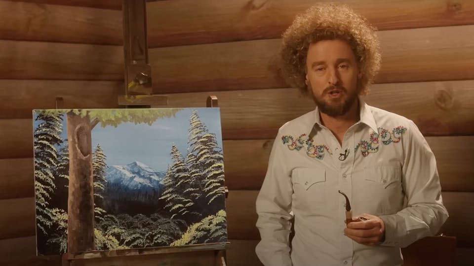 Owen Wilson plays Bob Ross in first comedy trailer Owen Wilson plays Bob Ross in first comedy trailer