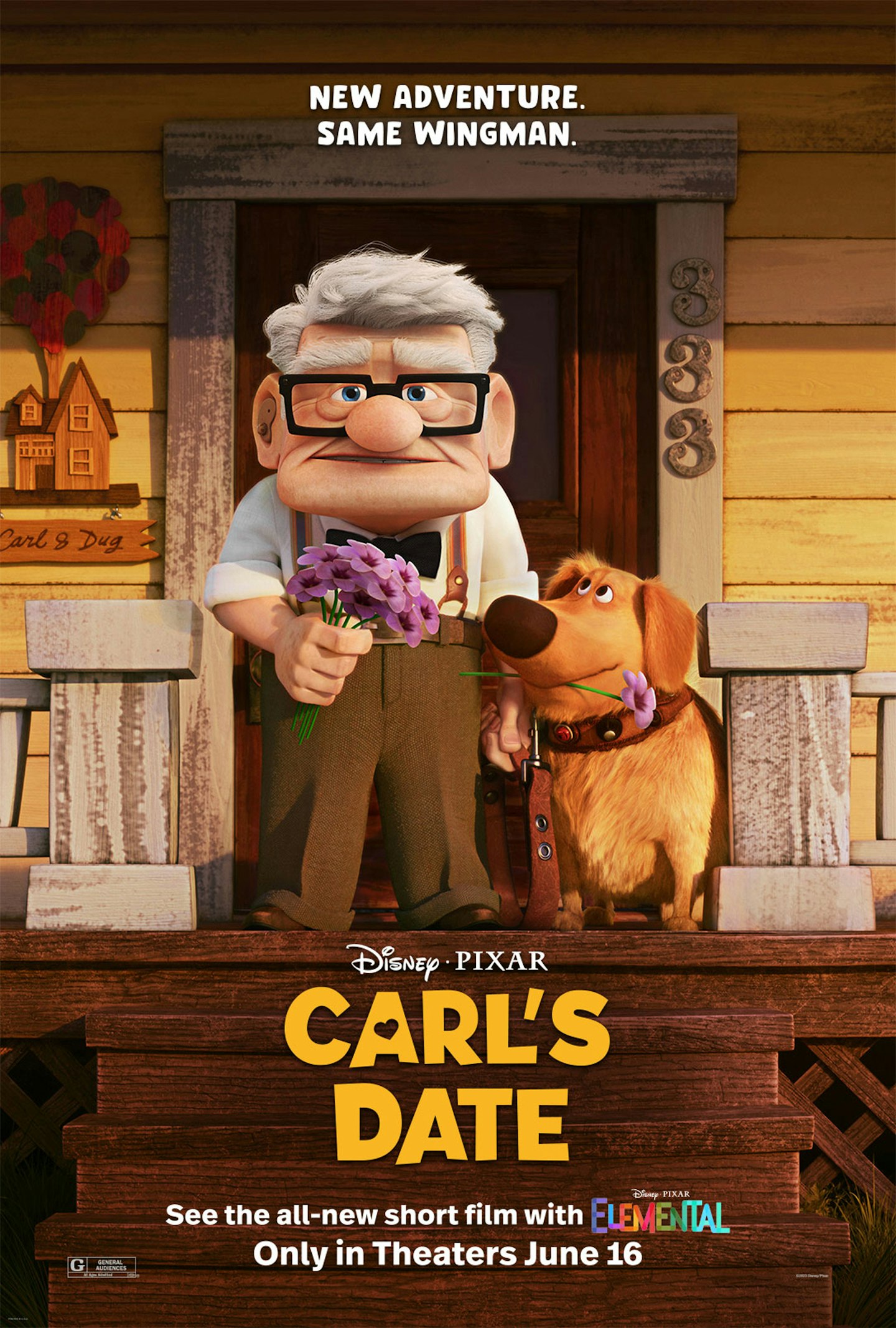 Up Sequel Short Carl's Date Confirmed To Arrive With Pixar's Elemental, Movies