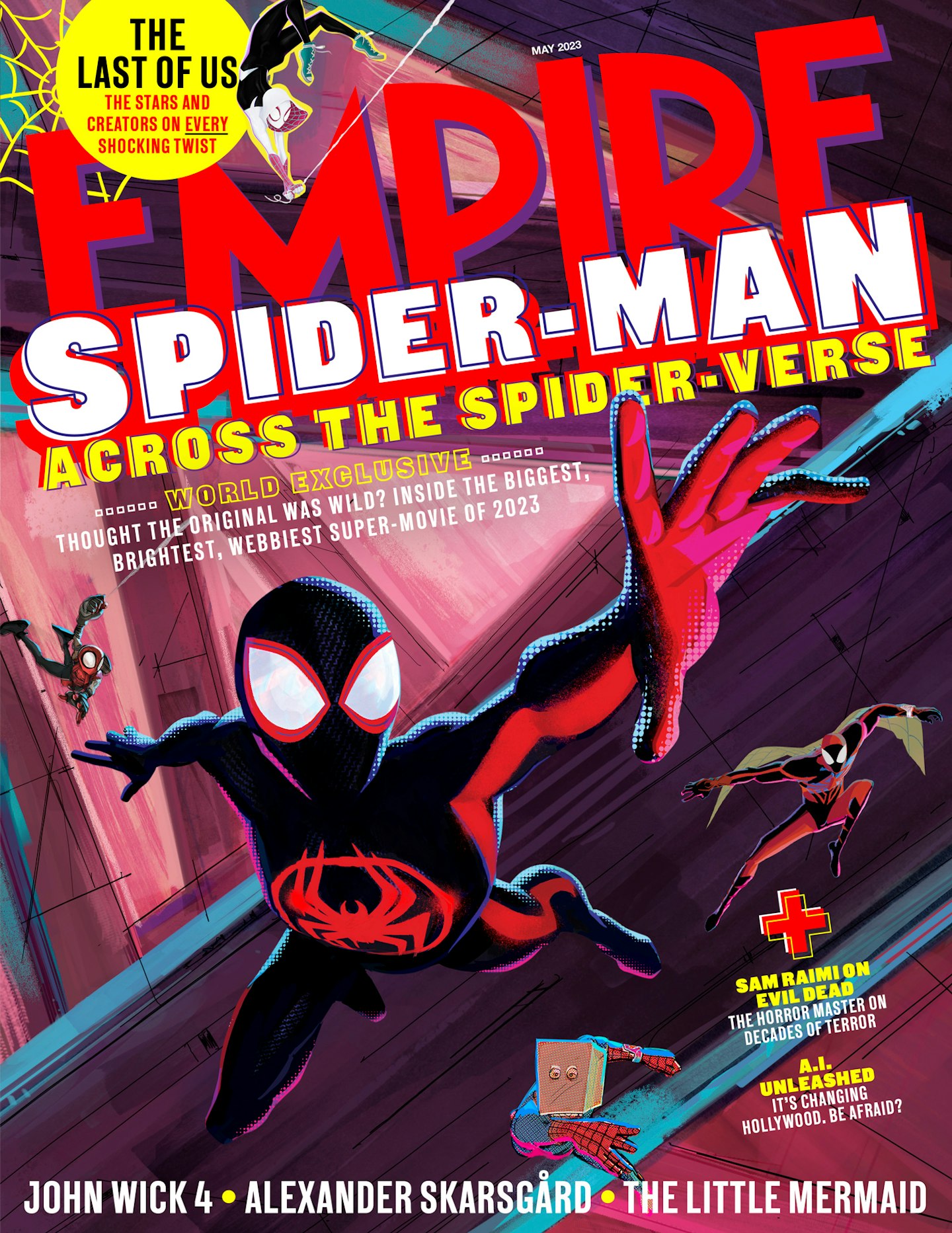Empire – May 2023 – Spider-Man: Across The Spider-Verse cover