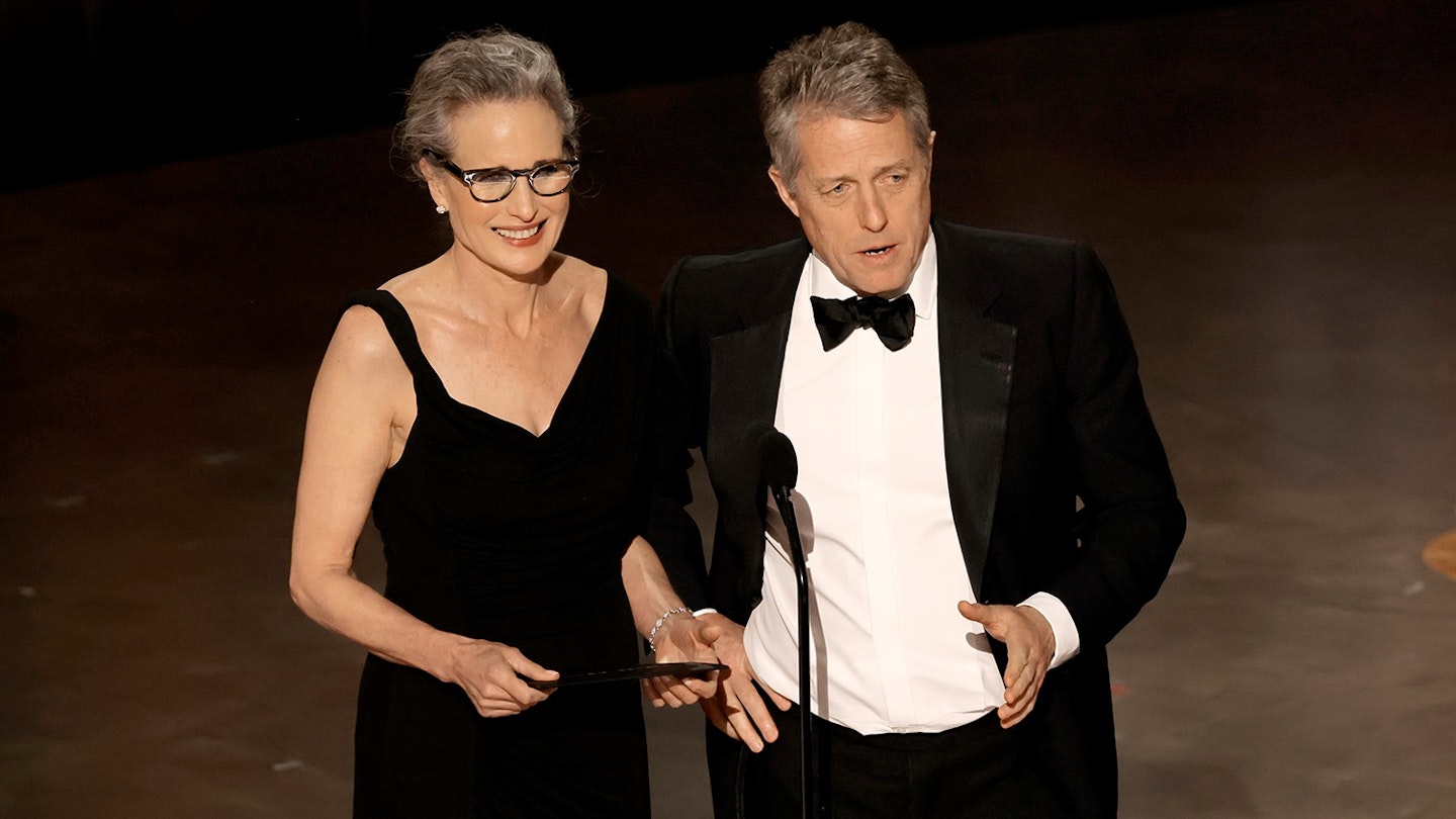Andie MacDowell and Hugh Grant – Oscars 2023