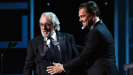 Robert DeNiro and Leonardo DiCaprio