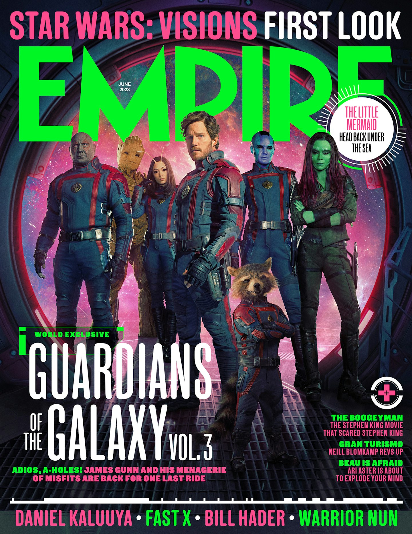 Empire – June 2023 – Guardians Of The Galaxy Vol. 3 cover
