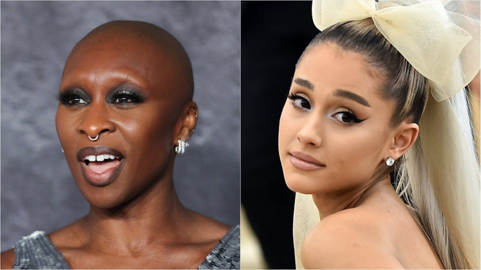 Wicked: First Look At Cynthia Erivo And Ariana Grande In Character As Elphaba And Glinda