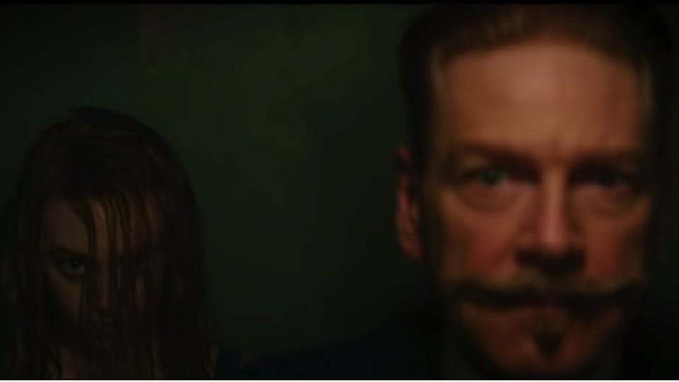 Kenneth Branagh analyzes a trailer of Haunting In Venice: The Return of Poirot, Michelle Yeoh and Spectral Palazzos