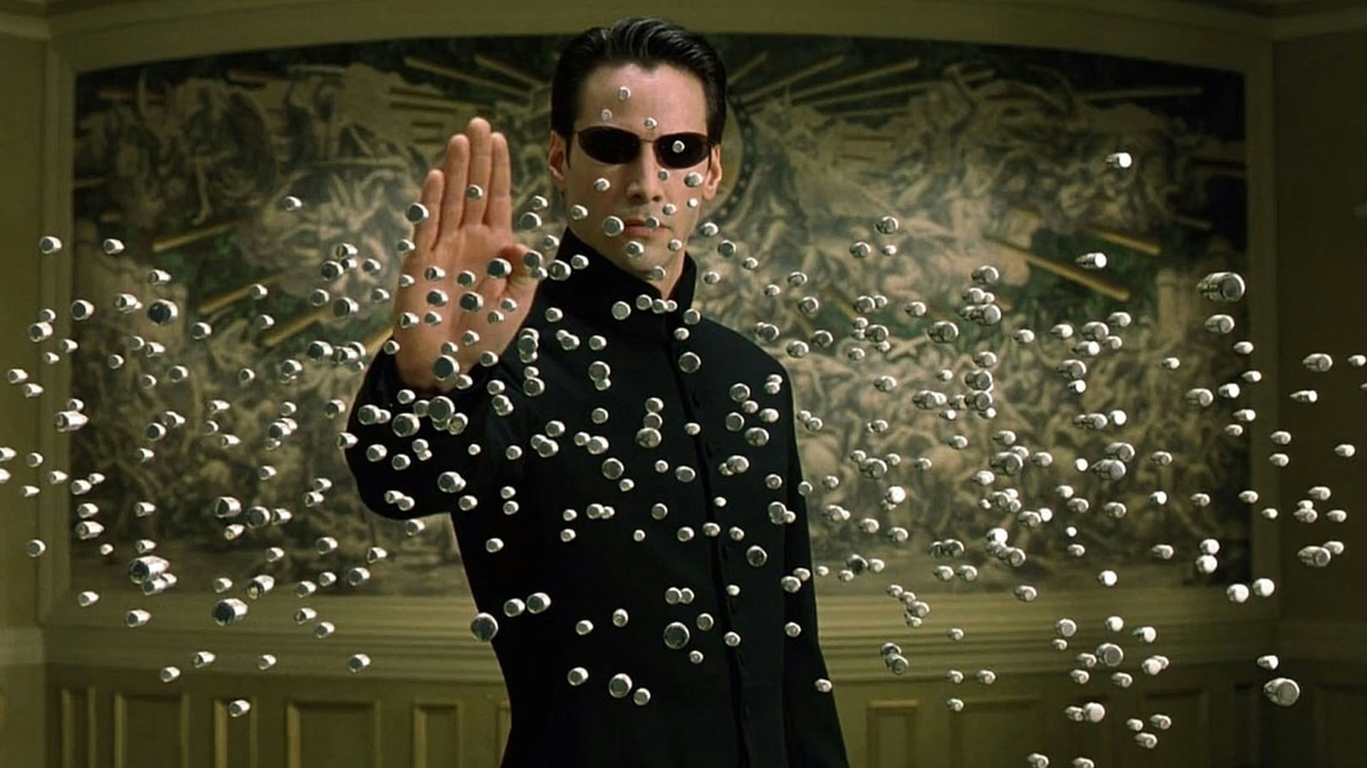Keanu Reeves Matrix Bullets