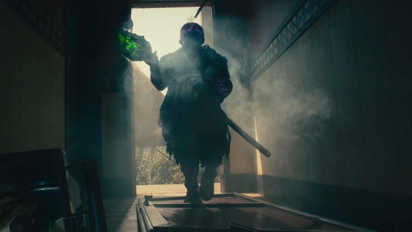 First Look At The New Toxic Avenger Movie Peter Dinklage Wields The