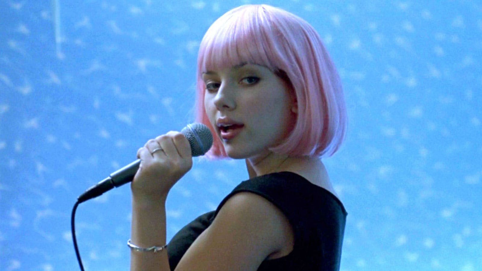 Pink wig shop in movies