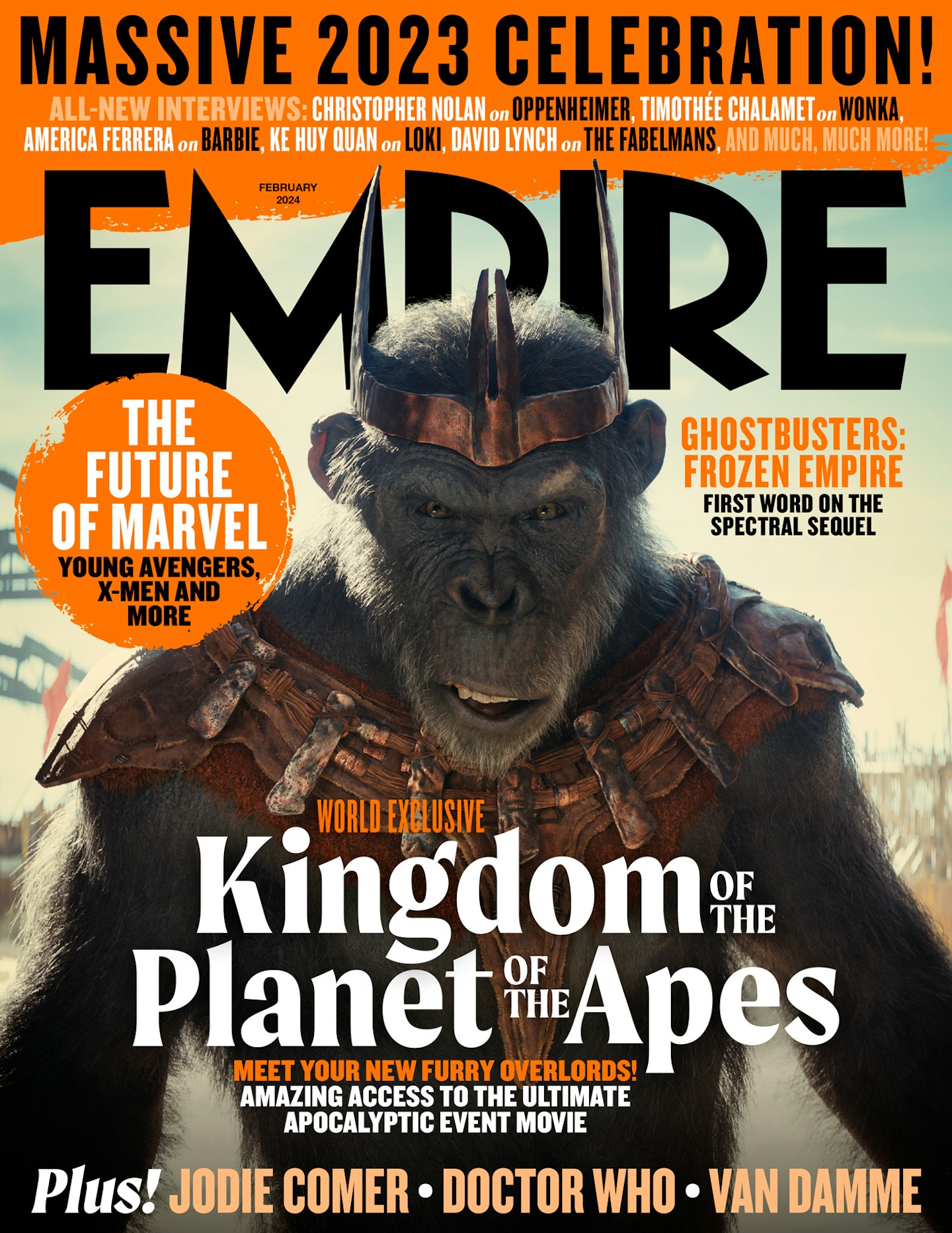 Empire – February 2024 – Kingdom Of The Planet Of The Apes cover