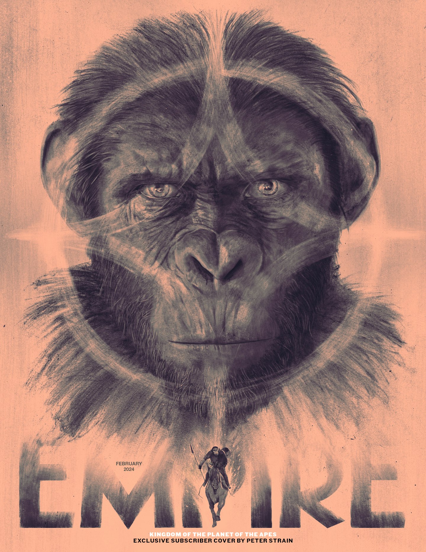 Empire – February 2024 – Kingdom Of The Planet Of The Apes subscriber cover